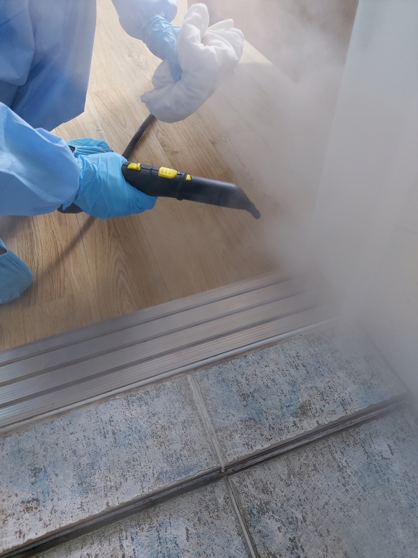 고온 스팀 청소